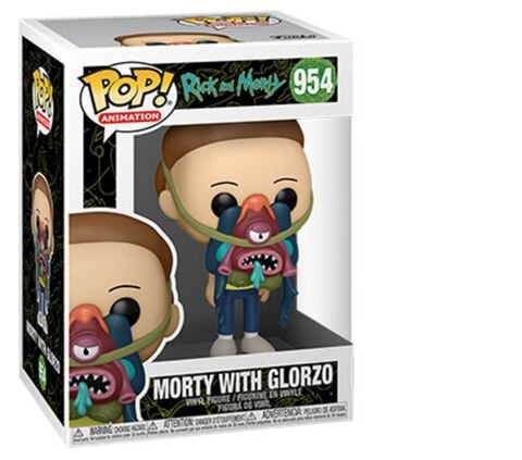 Figurine Funko Pop! - N°954 - Rick Et Morty - Morty W/ Glorzo